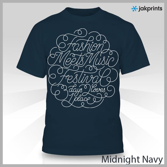 Image of Navy FMMF Swirl Shirt