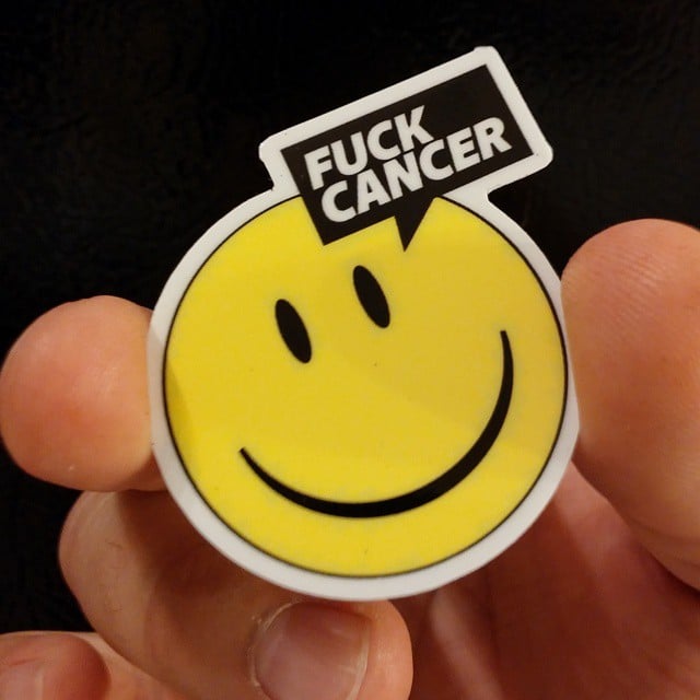 Image of FUCK CANCER Sticker