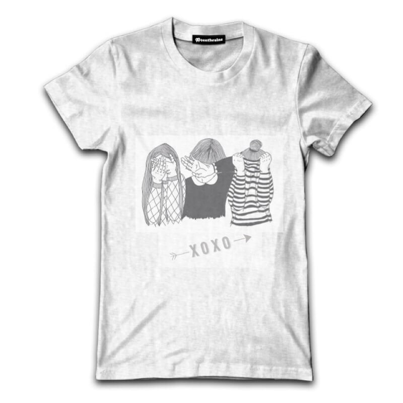 Image of Three Girls XOXO T-Shirt