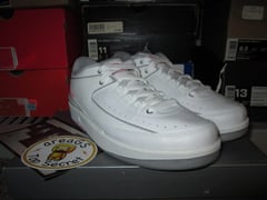 Air Jordan II (2) Retro Low "White/Pink" GS - areaGS - KIDS SIZE ONLY