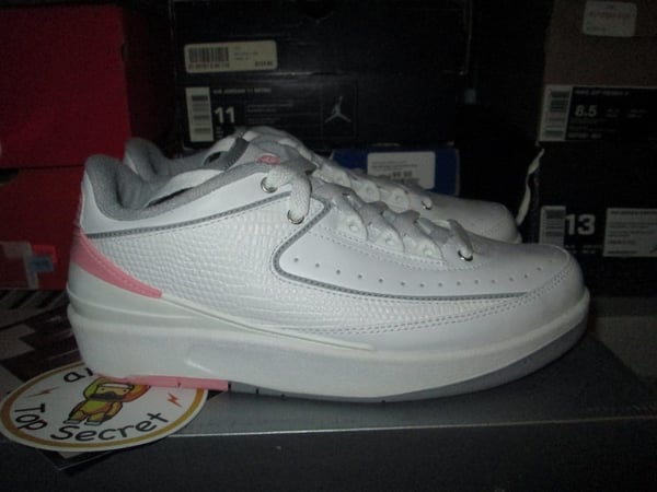 Air Jordan II (2) Retro Low "White/Pink" GS - areaGS - KIDS SIZE ONLY