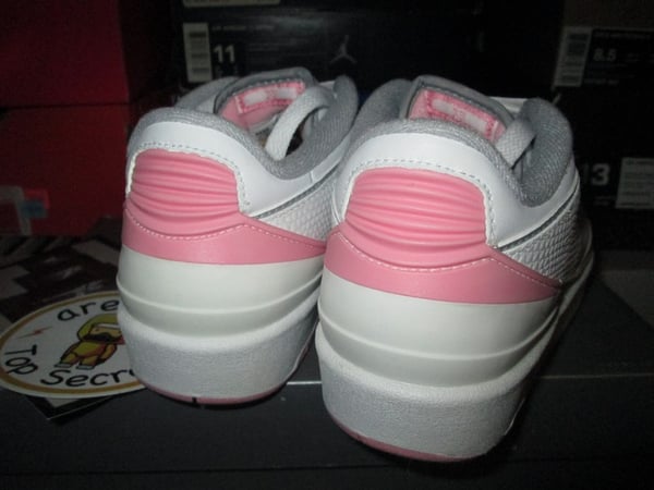 Air Jordan II (2) Retro Low "White/Pink" GS - areaGS - KIDS SIZE ONLY