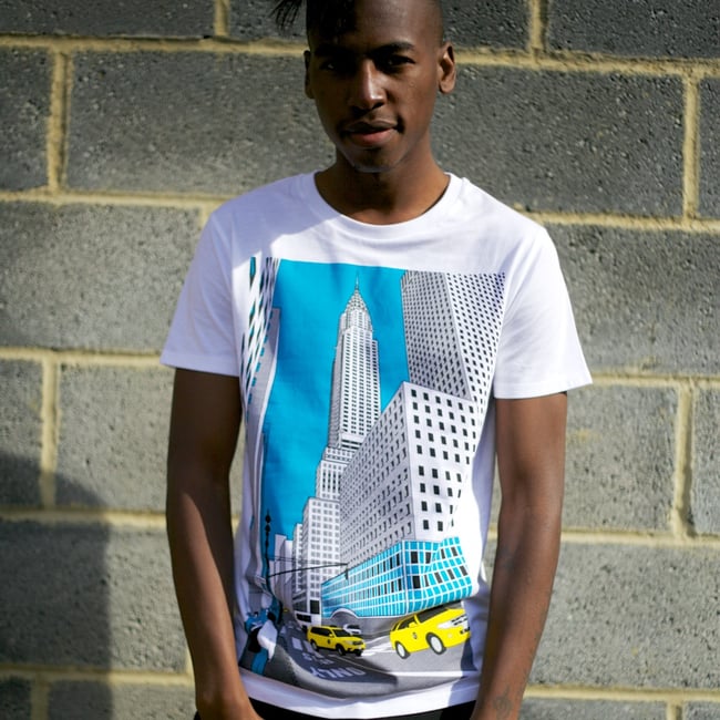 S,L,XXL Chrysler t-shirt in white