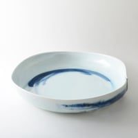 Image 2 of blue and white porcelain dish