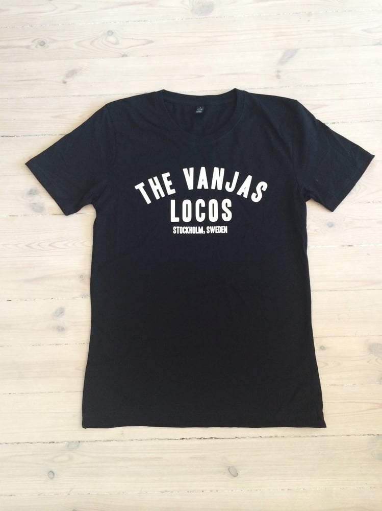 Image of The Vanjas Locos T-shirt - Black - Sold out
