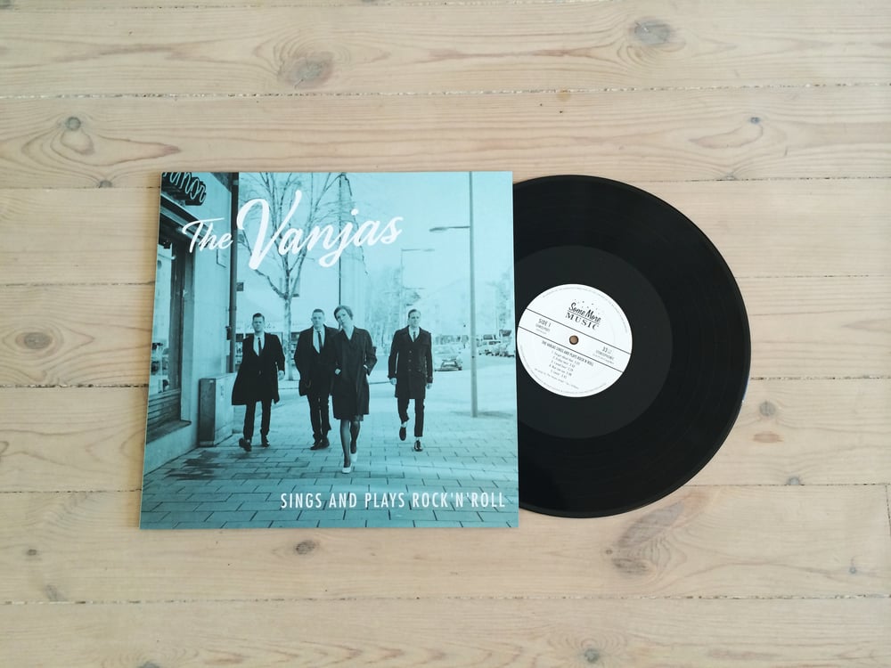 Image of 12" Vinyl - The Vanjas Sings and plays Rock 'n' Roll