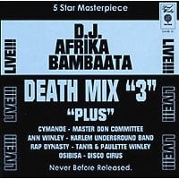 D.J. AFRIKA BAMBAATAA "DEATH MIX "3" CD 