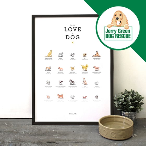 Image of For the Love of Dog - Breeds Print