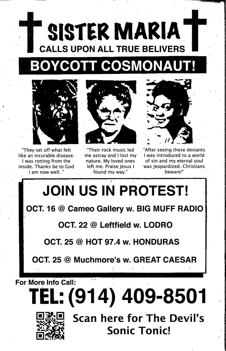 Image of Cosmonaut Propaganda Poster - CMJ 2014