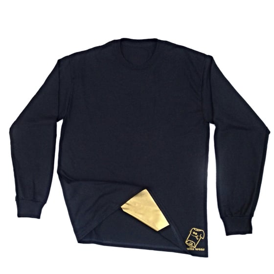 Image of Black and gold Long sleeve Rolla Wear 