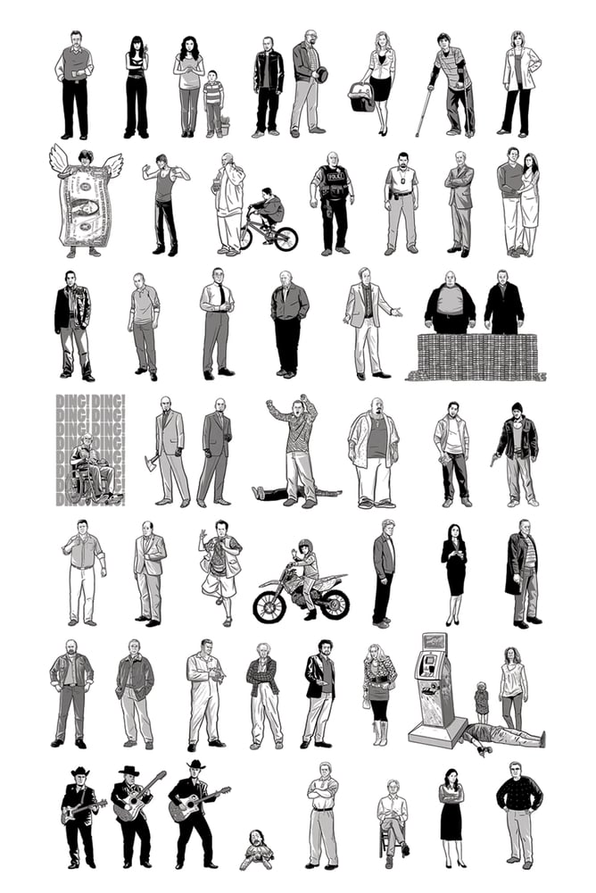Image of The Elements of Bad: Breaking Bad Character Poster