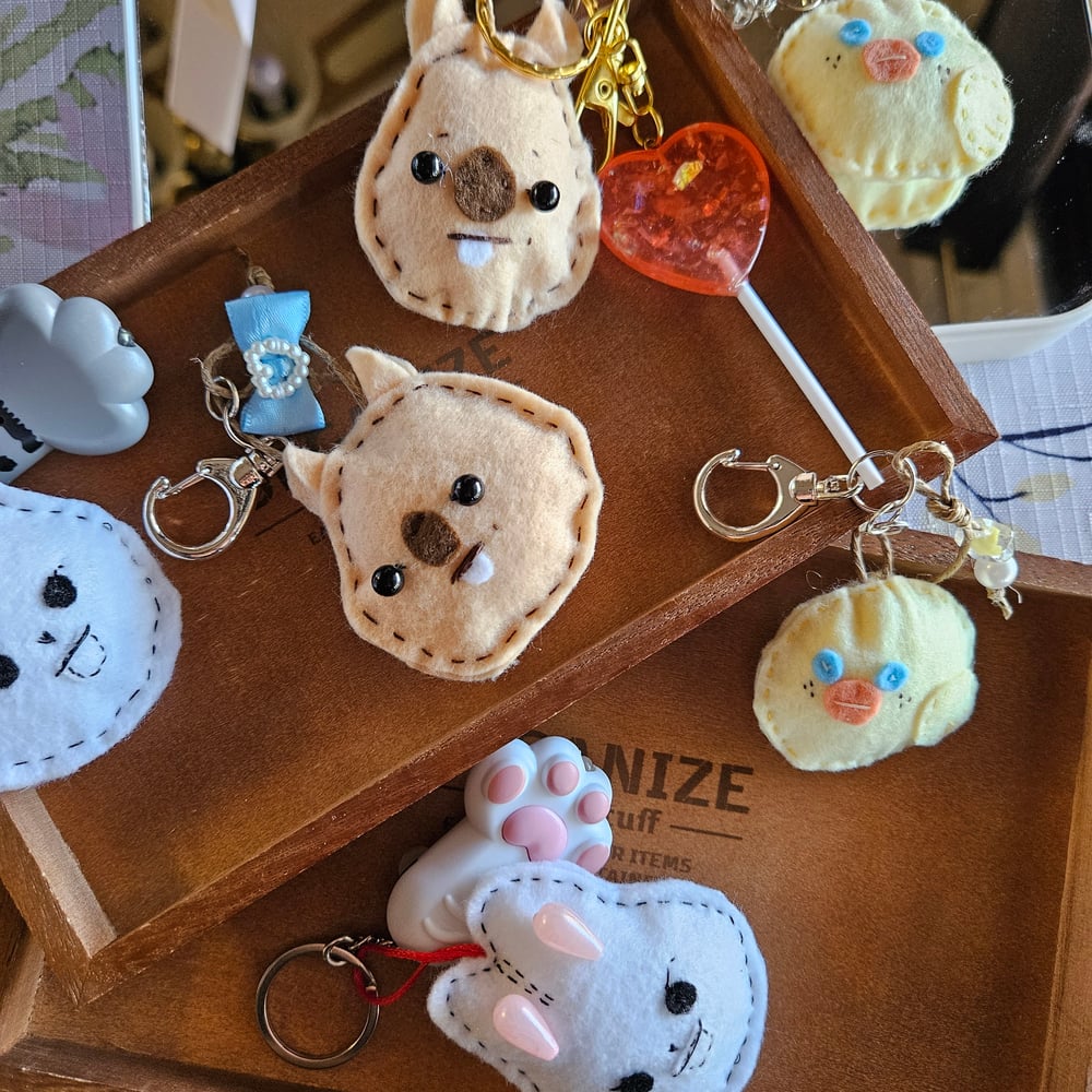 Image of Skzoo Felt Handmade Keychains