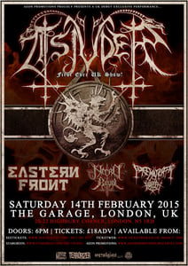 Image of TSJUDER (NOR) Debut UK Exclusive show! w/ Eastern Front & more @ The Garage, London [e-Ticket]