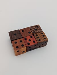 Image 1 of Set of Wooden Dice (6)