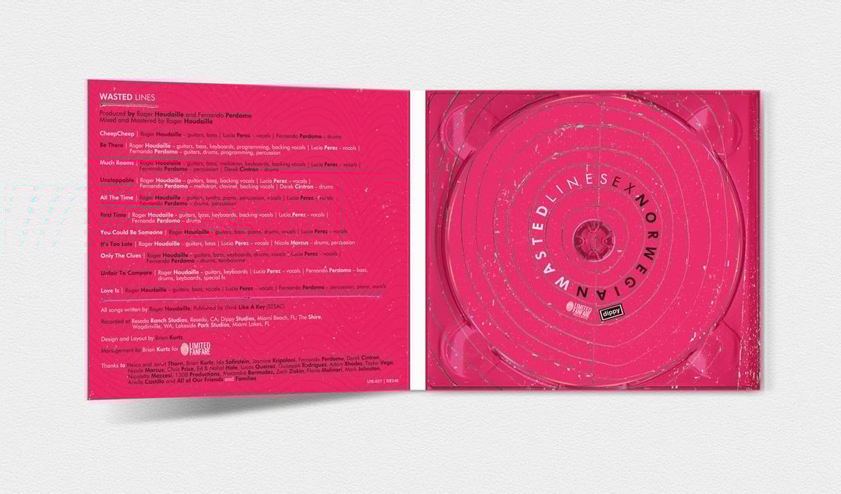 Image of Ex Norwegian - Wasted Lines (CD & Cassette)