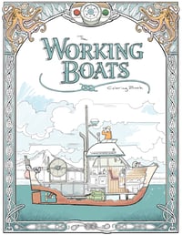 Image 1 of The Working Boats Coloring Book