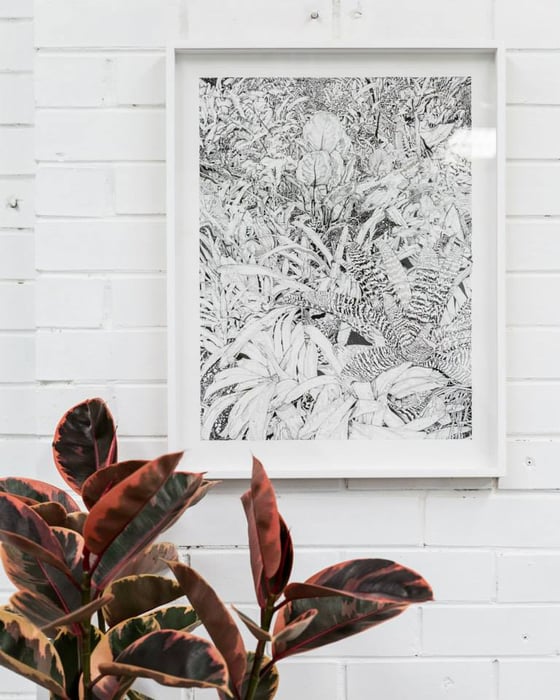 Image of Tropical Plants screen print