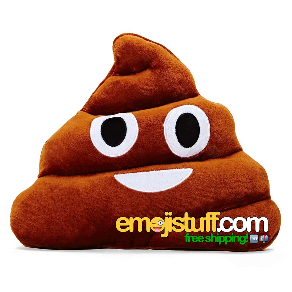Image of Poop Emoji Pillow - 13" Soft Plush