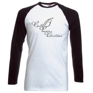Image of Bella Poesia Black Logo Baseball Tee