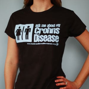 Image of Ask Me About My Crohn's T-Shirt -Women's