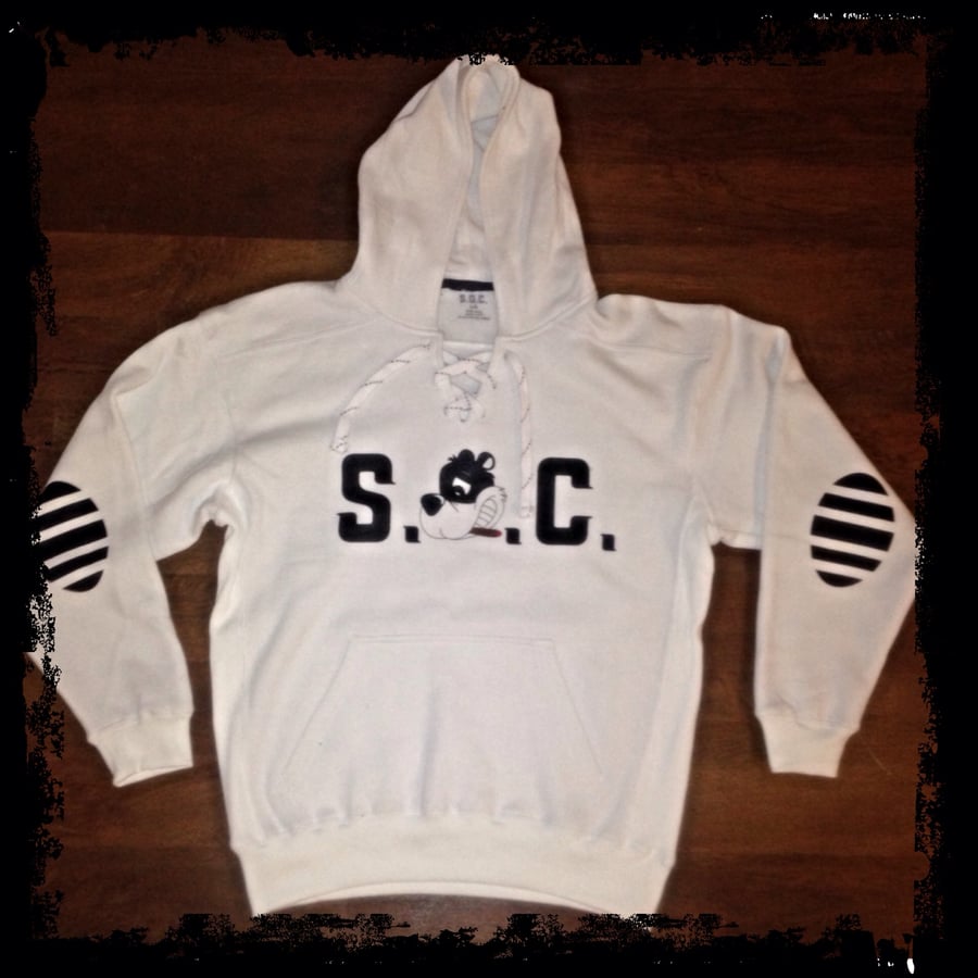 Image of *Limited Edition S.O.C. Loudlife Hockey Hoodie (Winter White)