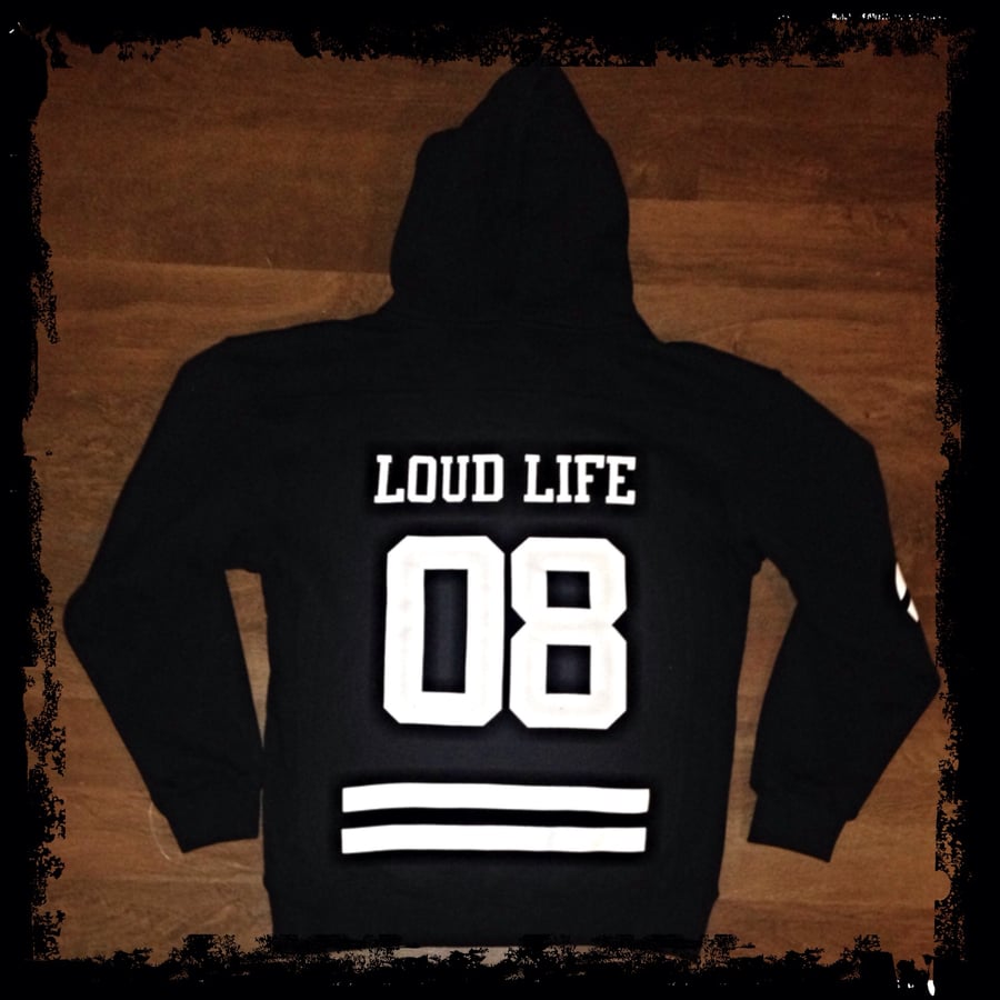 Image of *Limited Edition S.O.C. Loudlife Hockey Hoodie (black)