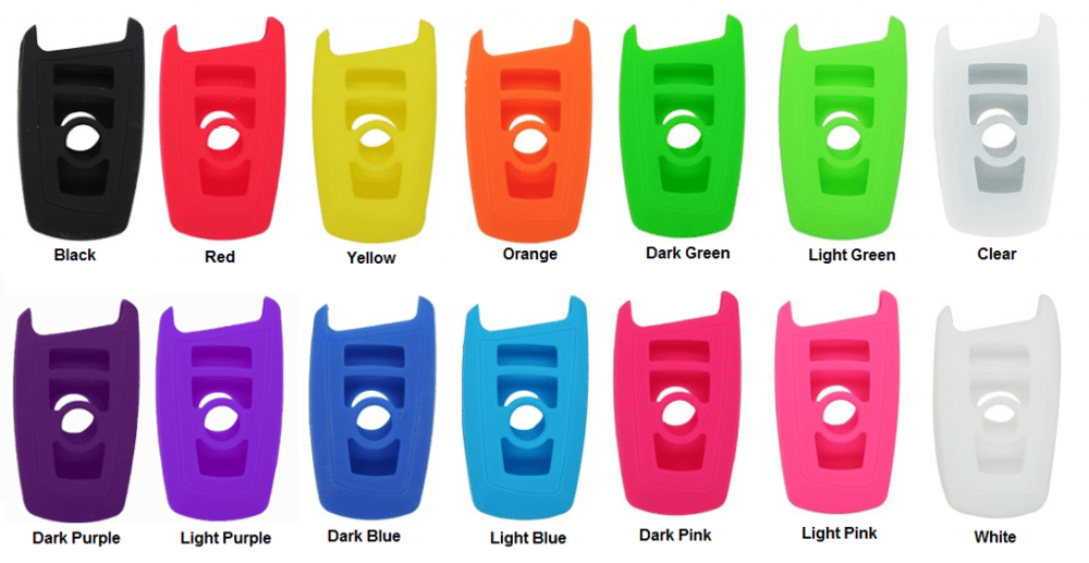 Image of Silicone Keyless Key FOB Case Cover Sleeve for BMW Remote 2 3 4 5 7 Series F10