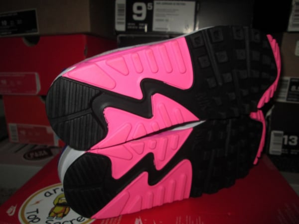 Air Max 90 Essential WMNS "Concord/Zen Grey/Pink Glow" - areaGS - KIDS SIZE ONLY
