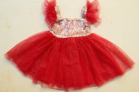 Image 2 of Red Sparkler Dress