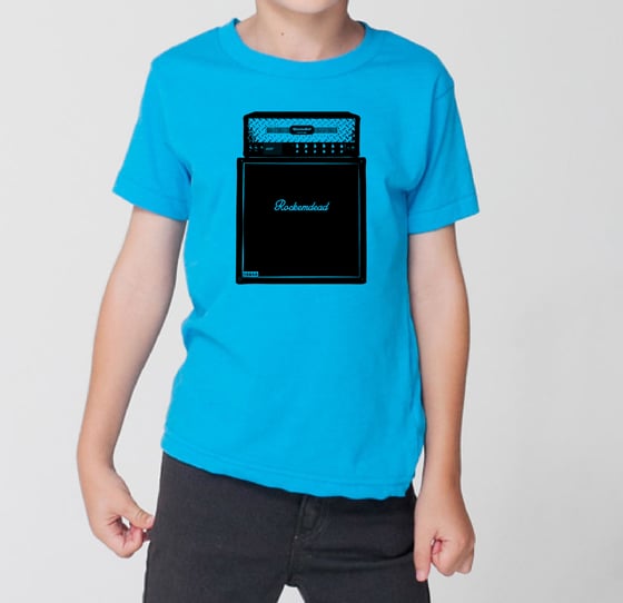 Image of The Rig - Kids Neon Blue Tee