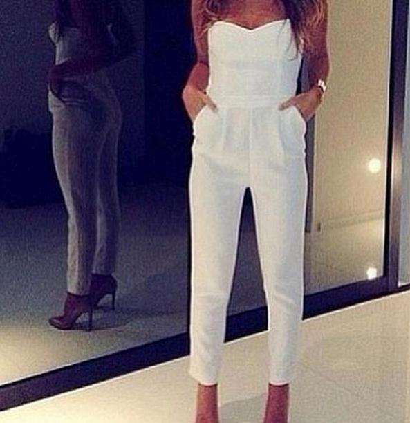 Image of SEXY STRAPLESS JUMPSUIT a-3-9