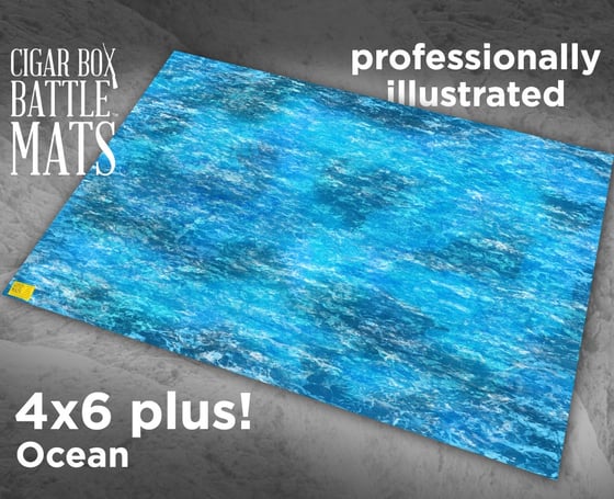 Image of Ocean Gaming Battle Mat --  4'x6' plus  -- #105