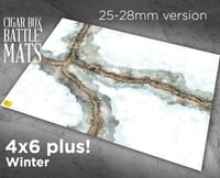 Image 2 of Winter Gaming Battle Mat with Roads --  4'x6' plus  -- #106