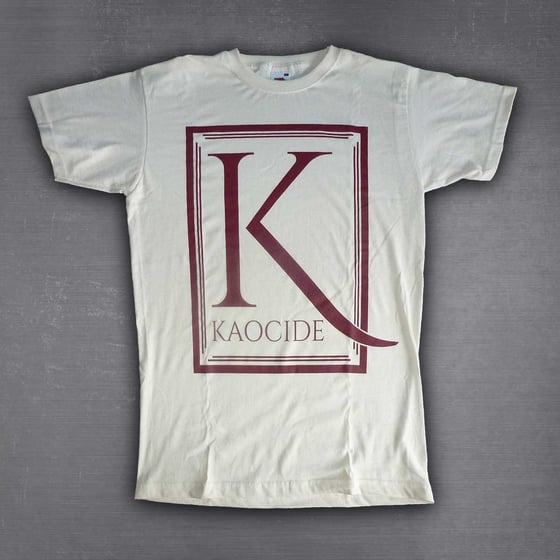 Image of Kaocide T-Shirt Natural Black & White