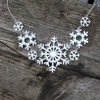 Image 3 of Snowflake Necklace 