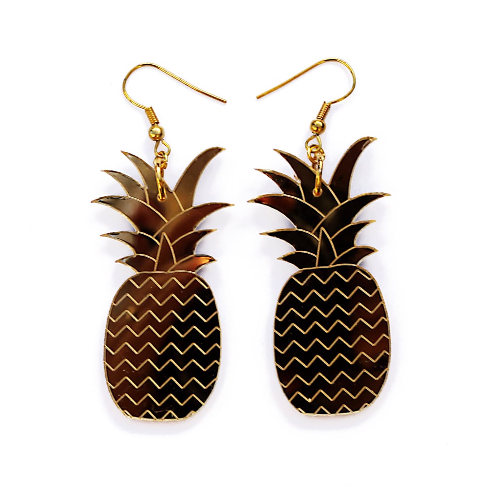 Image of Pineapple Earrings - PRE-ORDER 