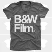 Image of Black & White Film (Women) Typography Tshirt, Camera, Photography