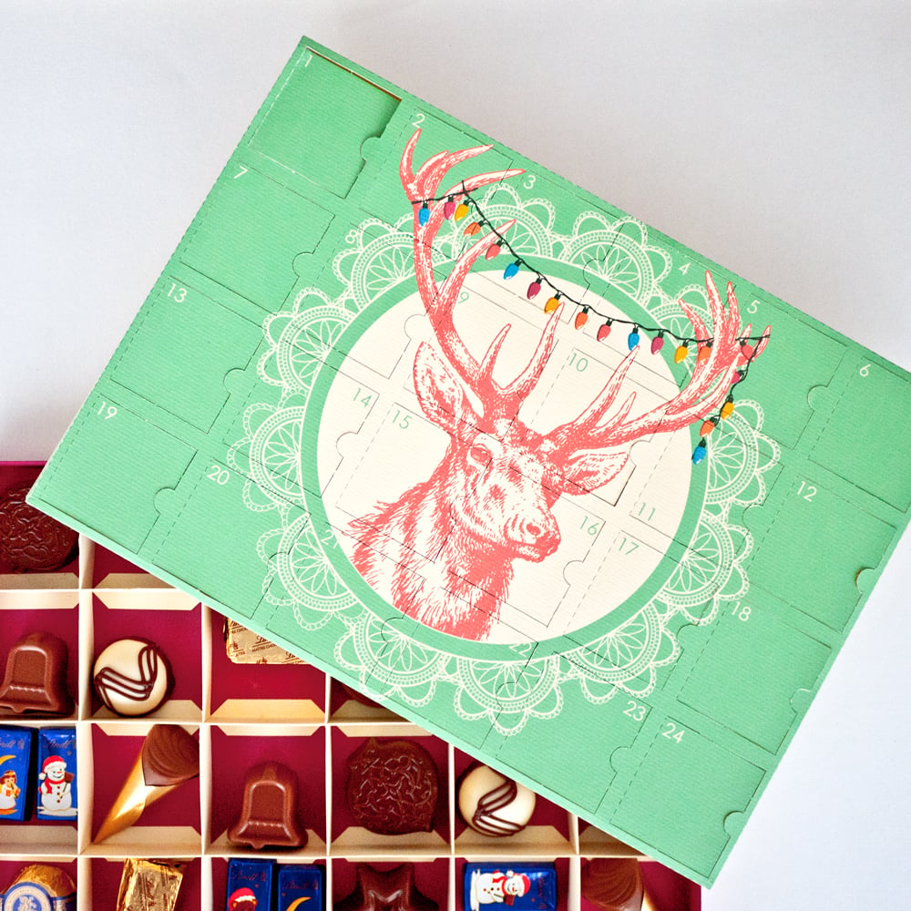 Image of Digital Download DIY Chocolate Advent Calendar
