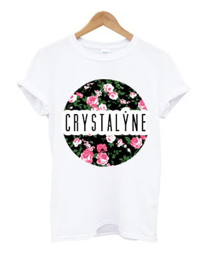 Image of Crystalyne Floral T-Shirt - Ladies