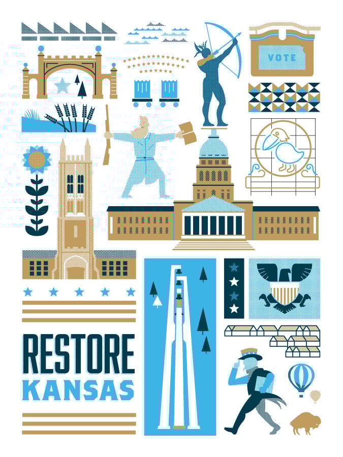 Image of Restore Kansas print