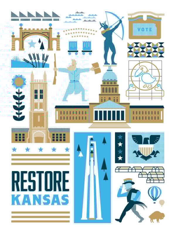Image of Restore Kansas print