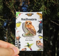 Image 1 of Mucarito Pin | Puerto Rican Owl Acrylic Pin