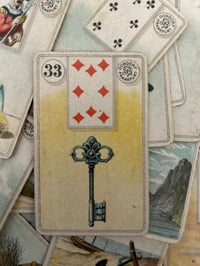 Image 7 of Petit Lenormand par Bernard Dondorf, tamponné, Allemagne, XIXème siècle!