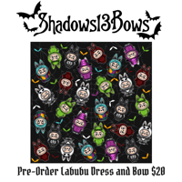 Pre-order NBC Labubu Dress and Bow