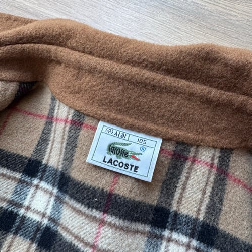 Image of Lacoste Wool Harrington Jacket, Size Large