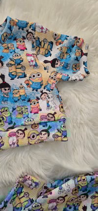 Image 2 of Minions crop top and skirt 
