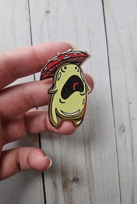 Image 1 of Screaming Mushie Enamel Pin 