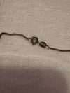 EXTRA LARGE vintage sterling silver cornicello Italian good luck charm
