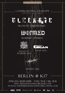 Image of Ulcerate - Wormed - Solace of Requiem - Gigan - Départe