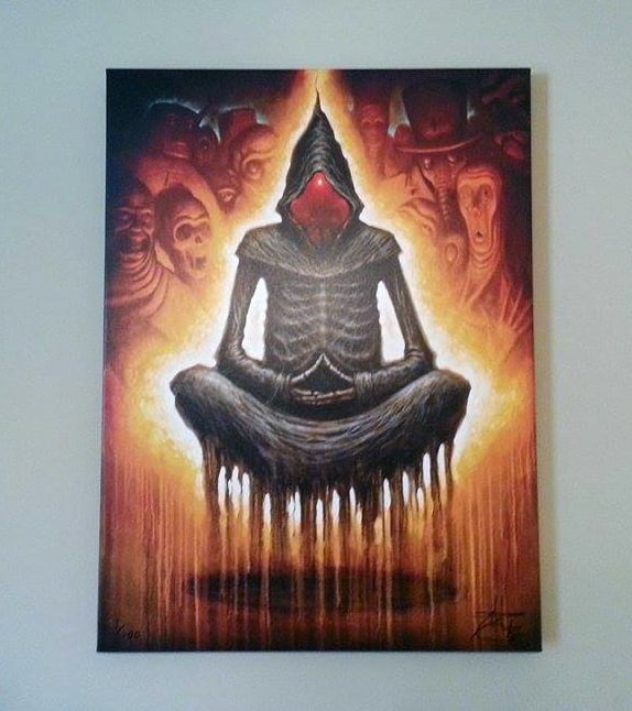 "Ego Death" Limited Edition Canvas Giclee- 24x30
